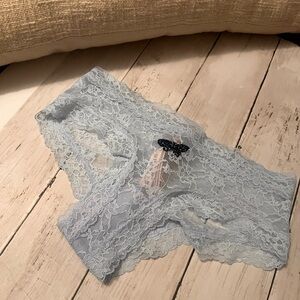 Victoria’s Secret Lace cheeky in Light Blue S